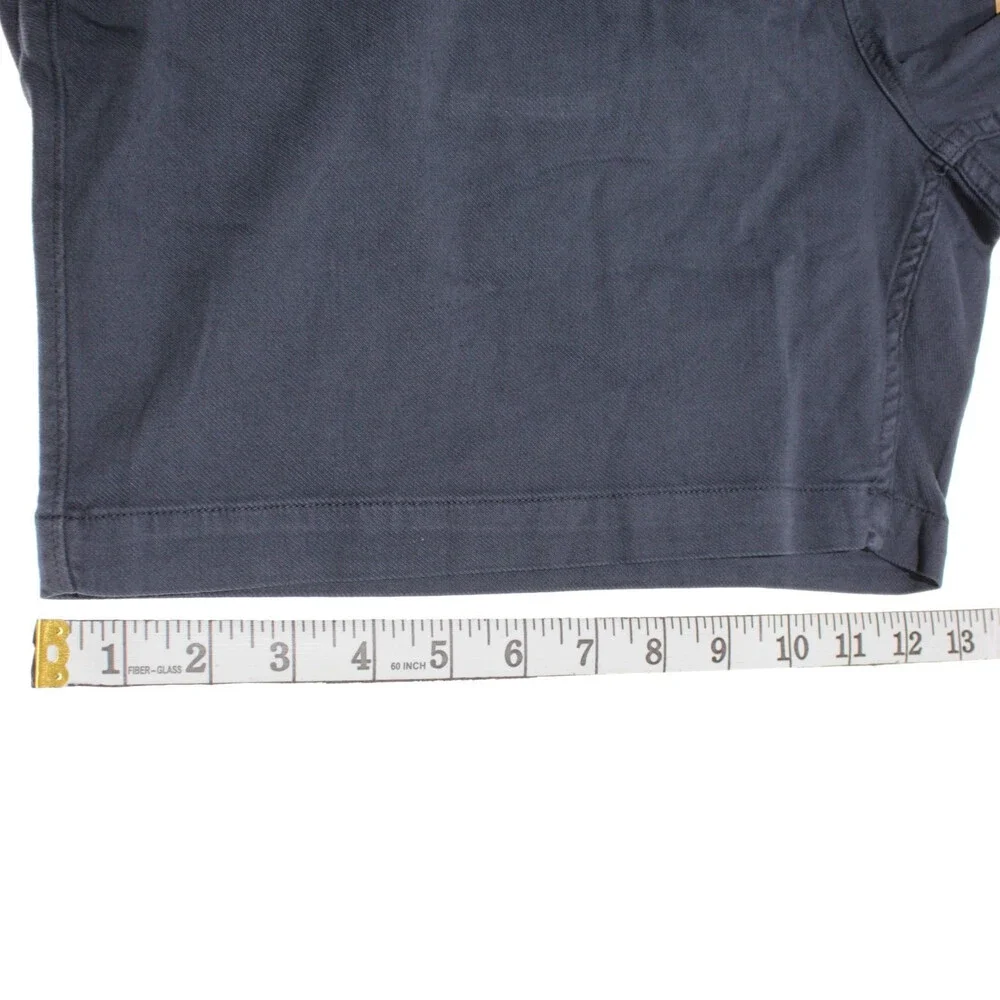 Faherty NWT Chinos / Casual Shorts Size XXL US In Solid Blue Cotton Blend